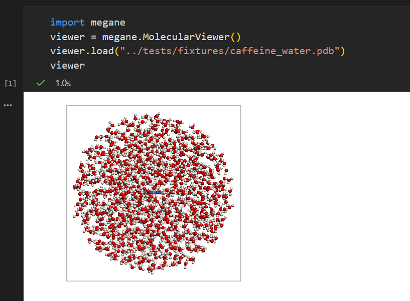 megane in Jupyter Notebook